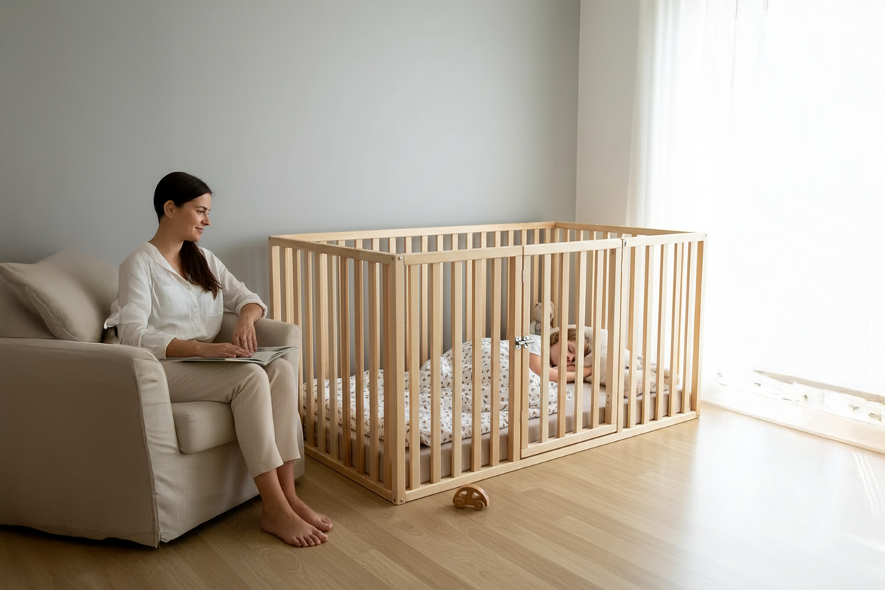 Safe Beds for Autistic Children | High-Railed Floor Beds with Gates