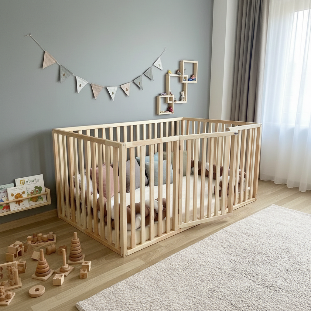 Artemis Floor Bed - Ön Görünüm