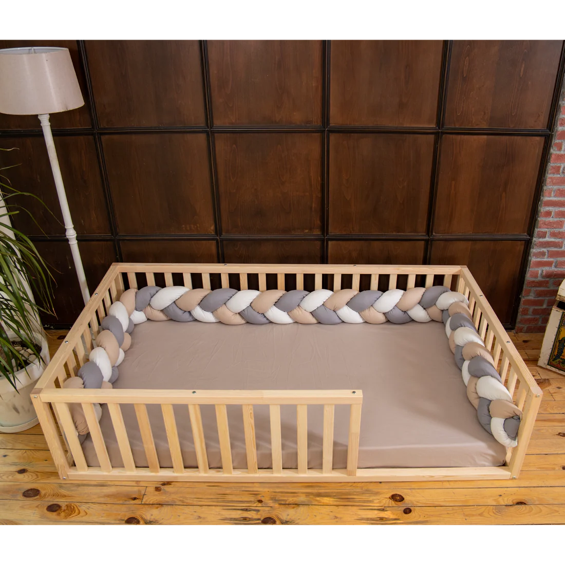 Eldoria - Montessori Floor Bed with Railings