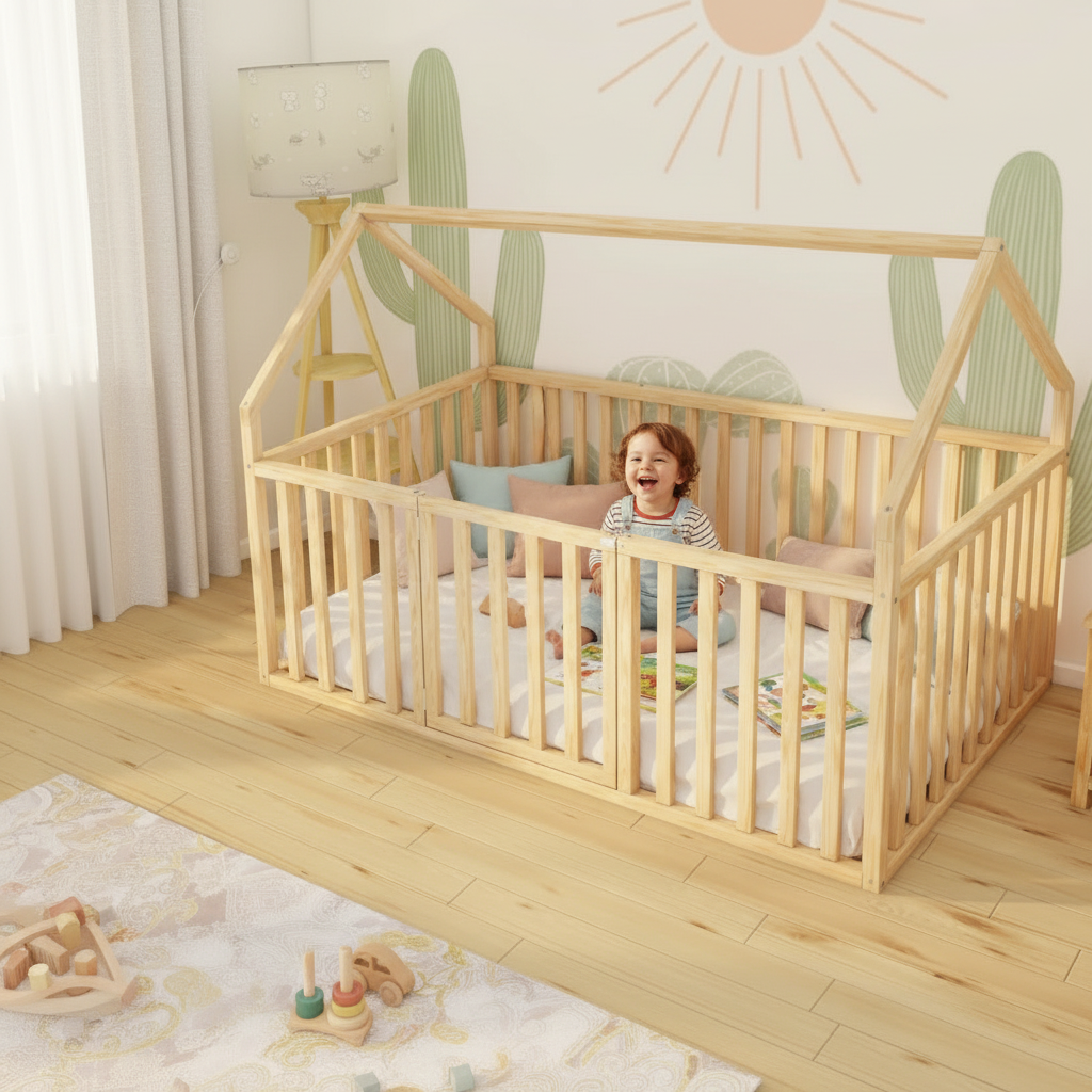 Olympia Montessori Playhouse Yatak - Gerçek Tasarım